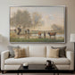 Cows in a Marshy Landscape, c. 1873-1874 - Floater Framed Canvas Print