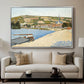 The Riverbank, Les Andelys, 1886 - Floater Framed Canvas Print