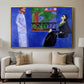 The Conversation, c. 1908-1912 - Floater Framed Canvas Print