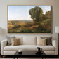 Souvenir of Roquemaure in the Gard, c. 1853 - Floater Framed Canvas Print