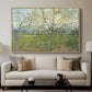The Pink Orchard, 1888 - Floater Framed Canvas Print