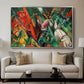 In the Rain, 1912 - Floater Framed Canvas Print