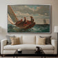 Breezing Up (A Fair Wind), 1873-1876 - Floater Framed Canvas Print