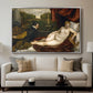 Venus with an Organist and a Dog, c. 1550 - Floater Framed Canvas Print