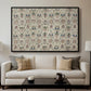 Long Cushion Cover (Printed Textile), c. 1600 - Floater Framed Canvas Print