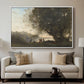 Dance Under the Trees at the Edge of the Lake, c. 1865-1870 - Floater Framed Canvas Print