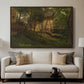 German Farm, 1859 - Floater Framed Canvas Print