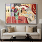 Woman with Anemones (Femme et anémones), c. 1920-1921 - Floater Framed Canvas Print