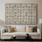 Long Cushion Cover (Printed Textile), c. 1600 - Floater Framed Canvas Print