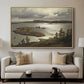 The Fjord at Sandviken (Sandviksfjorden), 1879 - Floater Framed Canvas Print