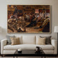 Ball of the Burning Men, 1889 - Floater Framed Canvas Print
