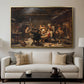 The Return of the Bear Hunter, 1856 - Floater Framed Canvas Print
