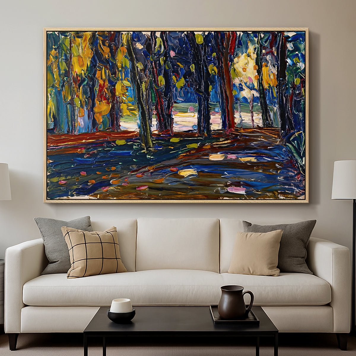 Autumn Study, 1908 - Floater Framed Canvas Print