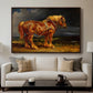 The Shire Horse Elephant in an Extensive Landscape, c. 1850s - Floater Framed Canvas Print