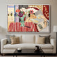 Woman with Anemones (Femme et anémones), c. 1920-1921 - Floater Framed Canvas Print