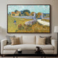 Farmhouse in Provence, 1888 - Floater Framed Canvas Print