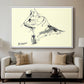 Cat (Le chat), c. 1961 - Floater Framed Canvas Print