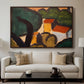 Landscape with Trees and Houses, c. 1905 - Floater Framed Canvas Print