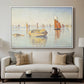 Concarneau, Quiet Morning, Opus 219, 1891 - Floater Framed Canvas Print