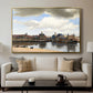 View of Delft, c. 1660-1661 - Floater Framed Canvas Print