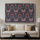 Snakeshead (Printed Textile), c. 1876 - Floater Framed Canvas Print