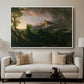The Course of Empire: The Savage State, 1834 - Floater Framed Canvas Print