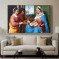 Sacred Conversation, c. 1505 - Floater Framed Canvas Print