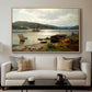 By the Water, 1876 - Floater Framed Canvas Print