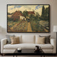 Garden of a Florist (The Flower Garden), 1864 - Floater Framed Canvas Print