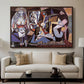 Women of Algiers (Version O), 1955 - Floater Framed Canvas Print