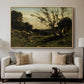 Morning in the Nievre, 1877 - Floater Framed Canvas Print