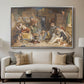 Highland Hospitality, 1832 - Floater Framed Canvas Print