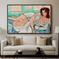 Nude in a Bathrobe (Nu au peignoir), 1941 - Floater Framed Canvas Print
