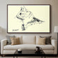 Cat (Le chat), c. 1961 - Floater Framed Canvas Print