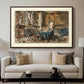 Cabinet de Flaubert à Croisset, 1874 - Floater Framed Canvas Print