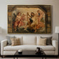 King David Playing the Harp, c. 1627-1628 - Floater Framed Canvas Print
