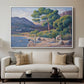 Bathers in Saint-Tropez, c. 1909 - Floater Framed Canvas Print