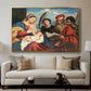 Mary and Child with Saints Stephen, Jerome and Maurice, c. 1510 - Floater Framed Canvas Print