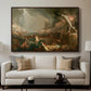 The Course of Empire: Destruction, 1836 - Floater Framed Canvas Print