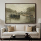 The Bridge (Le pont), 1895 - Floater Framed Canvas Print