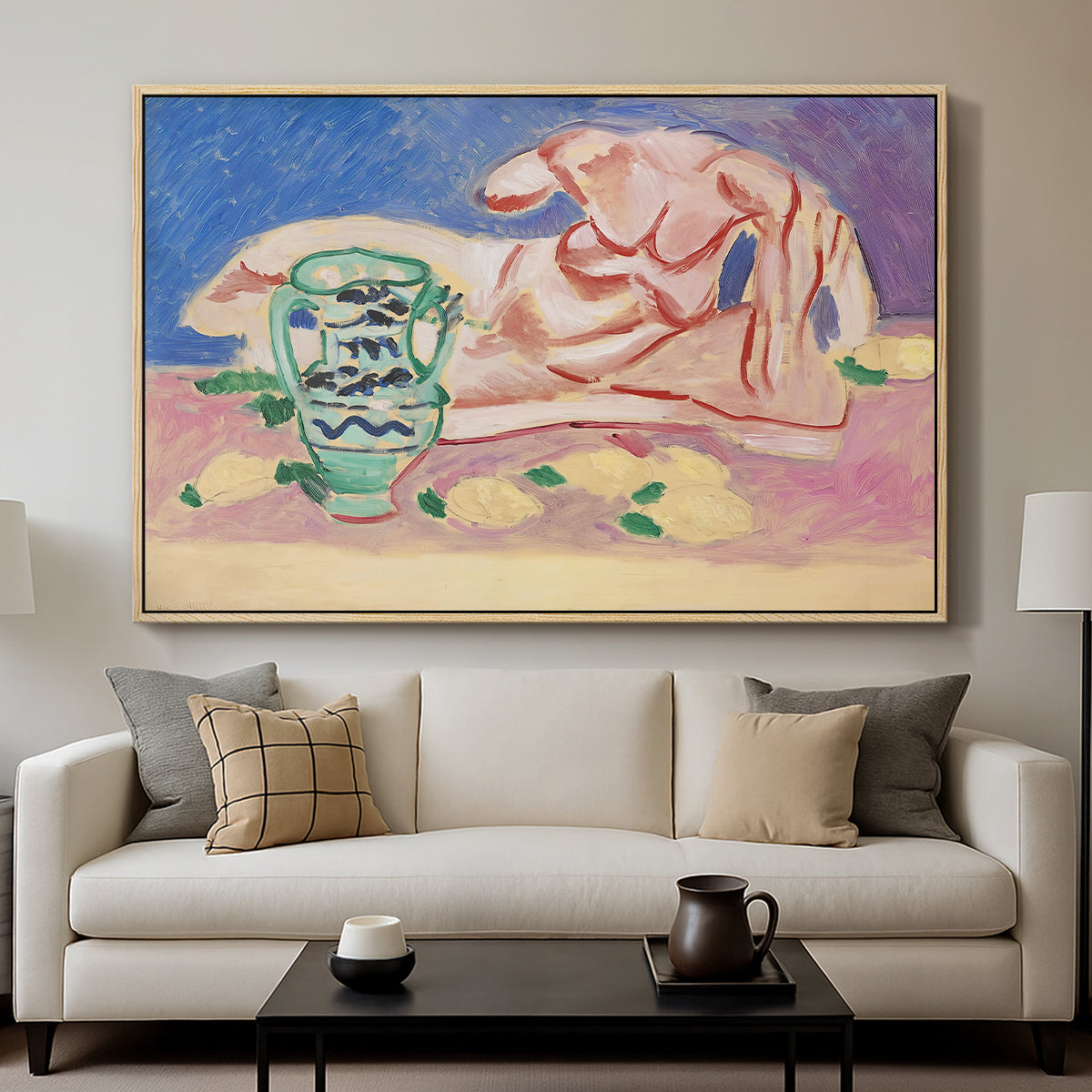Ilyssus from the Parthenon, 1908 - Floater Framed Canvas Print