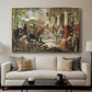 Onslaught of the Tartars, c. 1938 - Floater Framed Canvas Print
