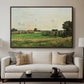 The Saulce Estate, 1869 - Floater Framed Canvas Print
