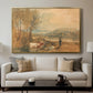 Lulworth Castle, Dorset, c. 1820 - Floater Framed Canvas Print