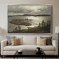 The Fjord at Sandviken (Sandviksfjorden), 1879 - Floater Framed Canvas Print