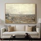 View from Montmartre, 1886 - Floater Framed Canvas Print