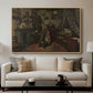 Interior, c. 1865-1870 - Floater Framed Canvas Print