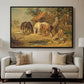 The Midday Meal, 1835 - Floater Framed Canvas Print