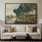 Landscape at Arleux-du-Nord, c. 1871-1874 - Floater Framed Canvas Print