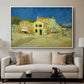 The Yellow House (The Street), 1888 - Floater Framed Canvas Print